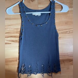 Gilded intent tank top